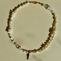 Amalfi Pearl Gold Fish Kaklo Vėrinys